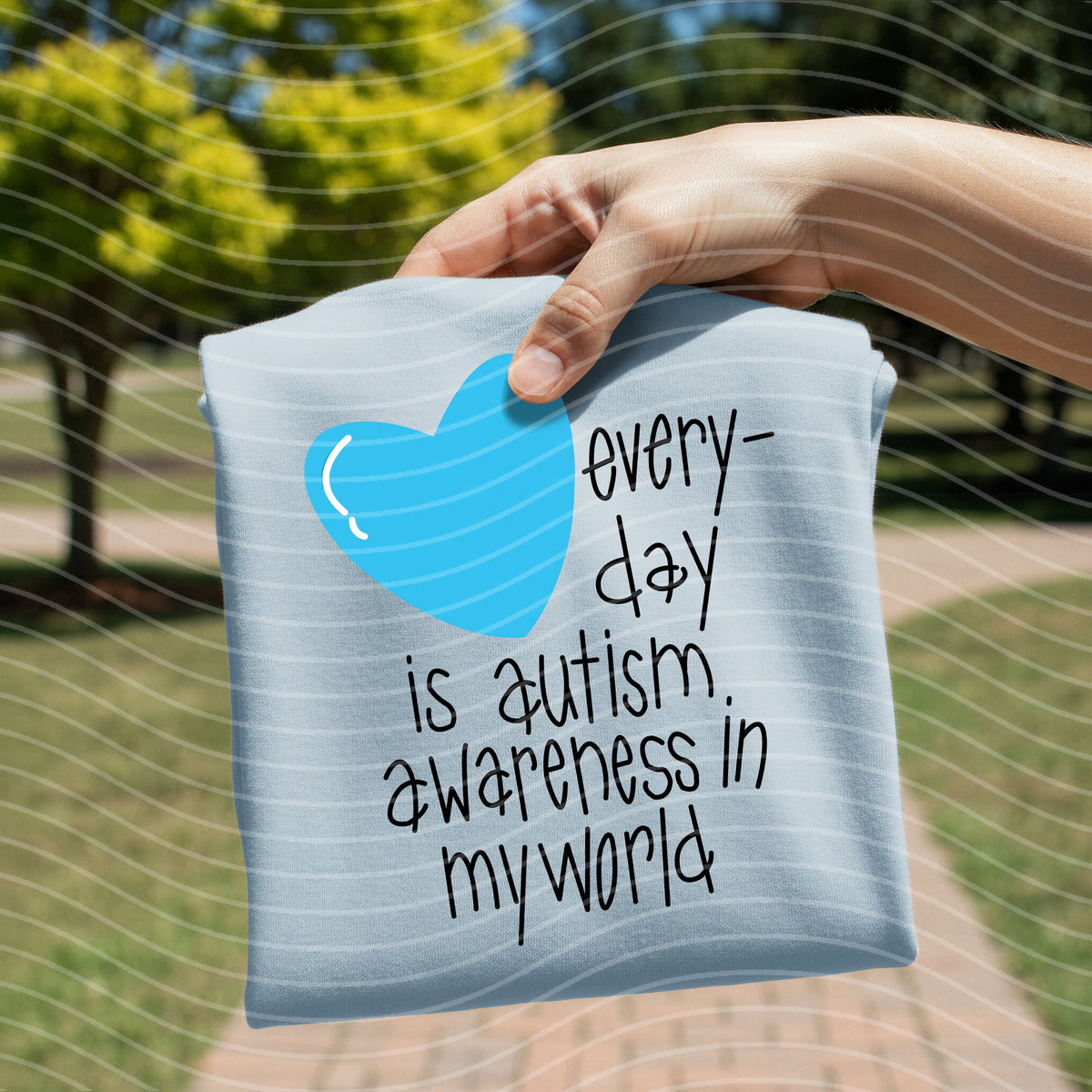 Every Day is Autism Awareness in My World Graphic Tee product image 1