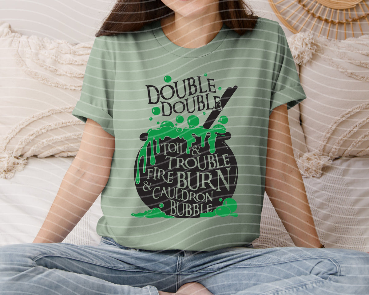 Double Toil & Trouble Graphic Tee product image 3