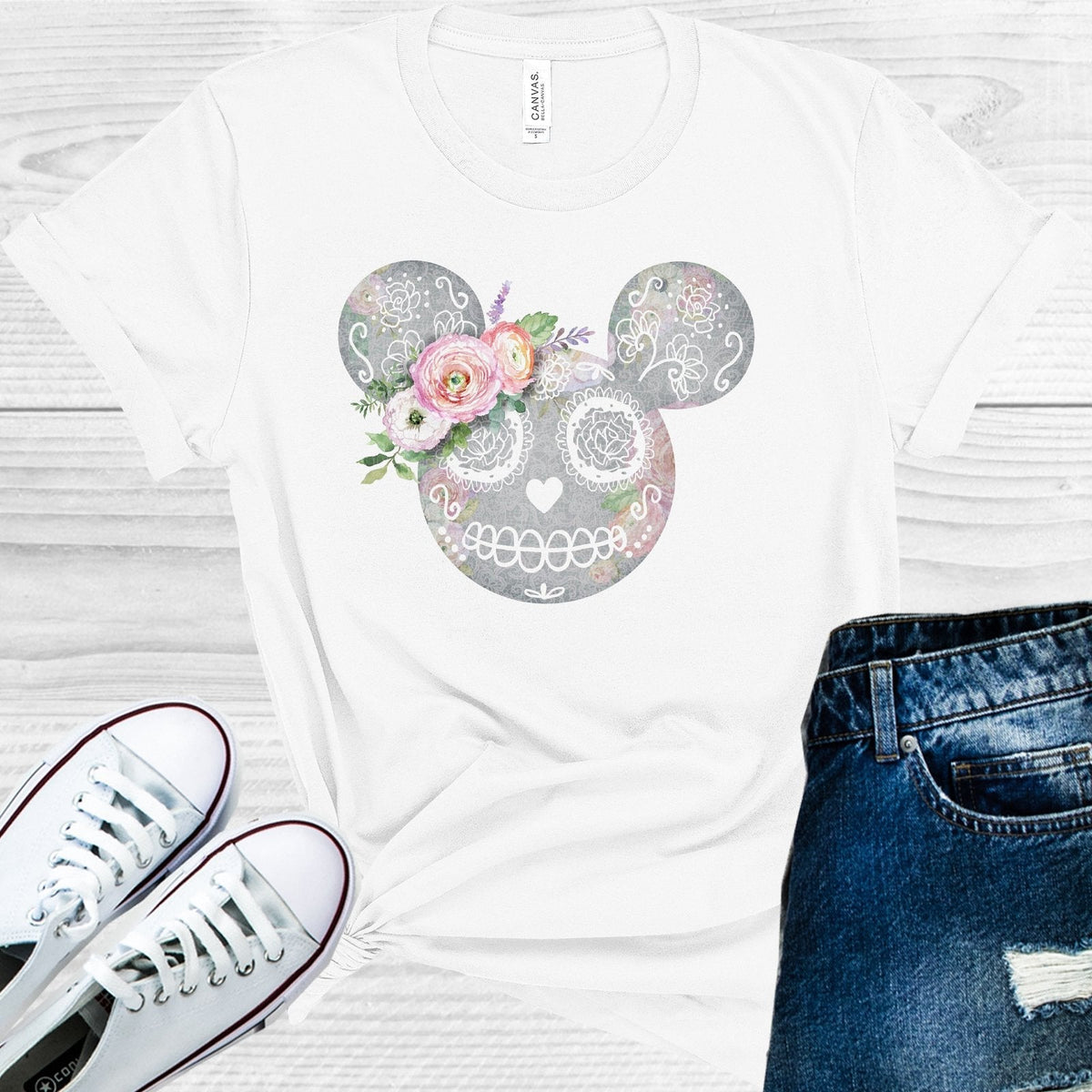 Sugar Skull Graphic Tee product image 1