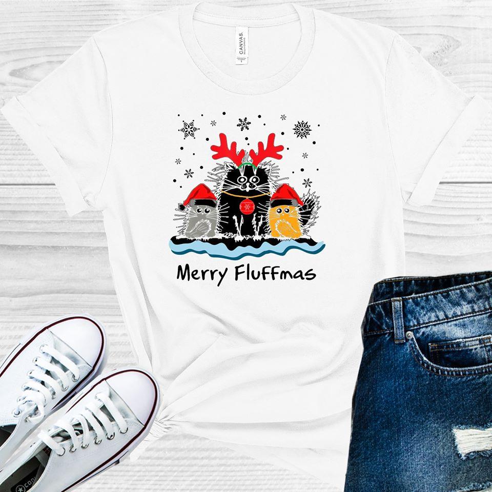 Merry Fluffmas Graphic Tee product image 1