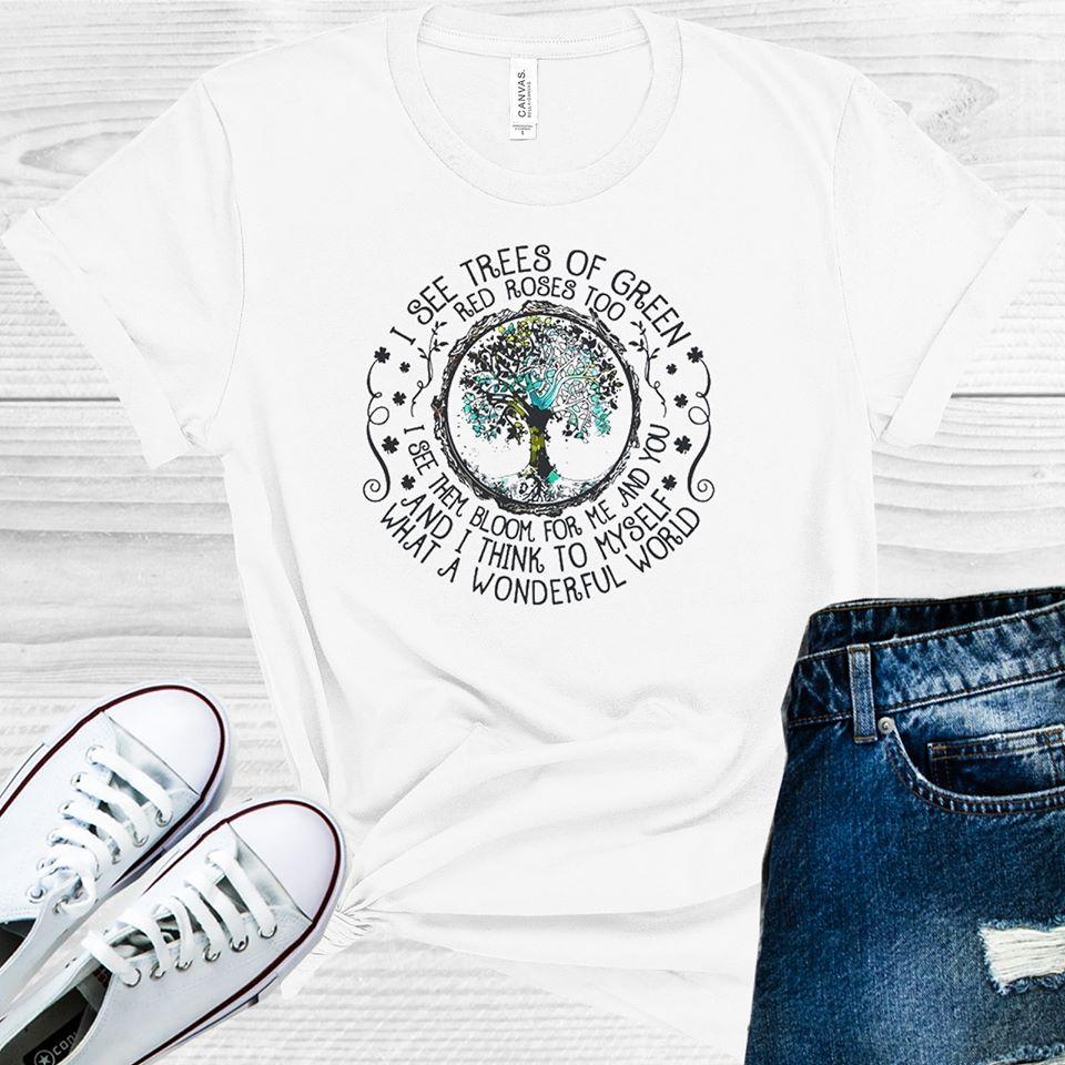 And I Think to Myself What a Wonderful World Graphic Tee product image 1