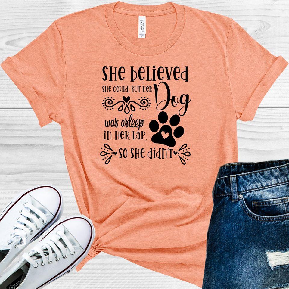 She Believed Could But Her Dog Was Asleep on Lap So Didn't product image 2
