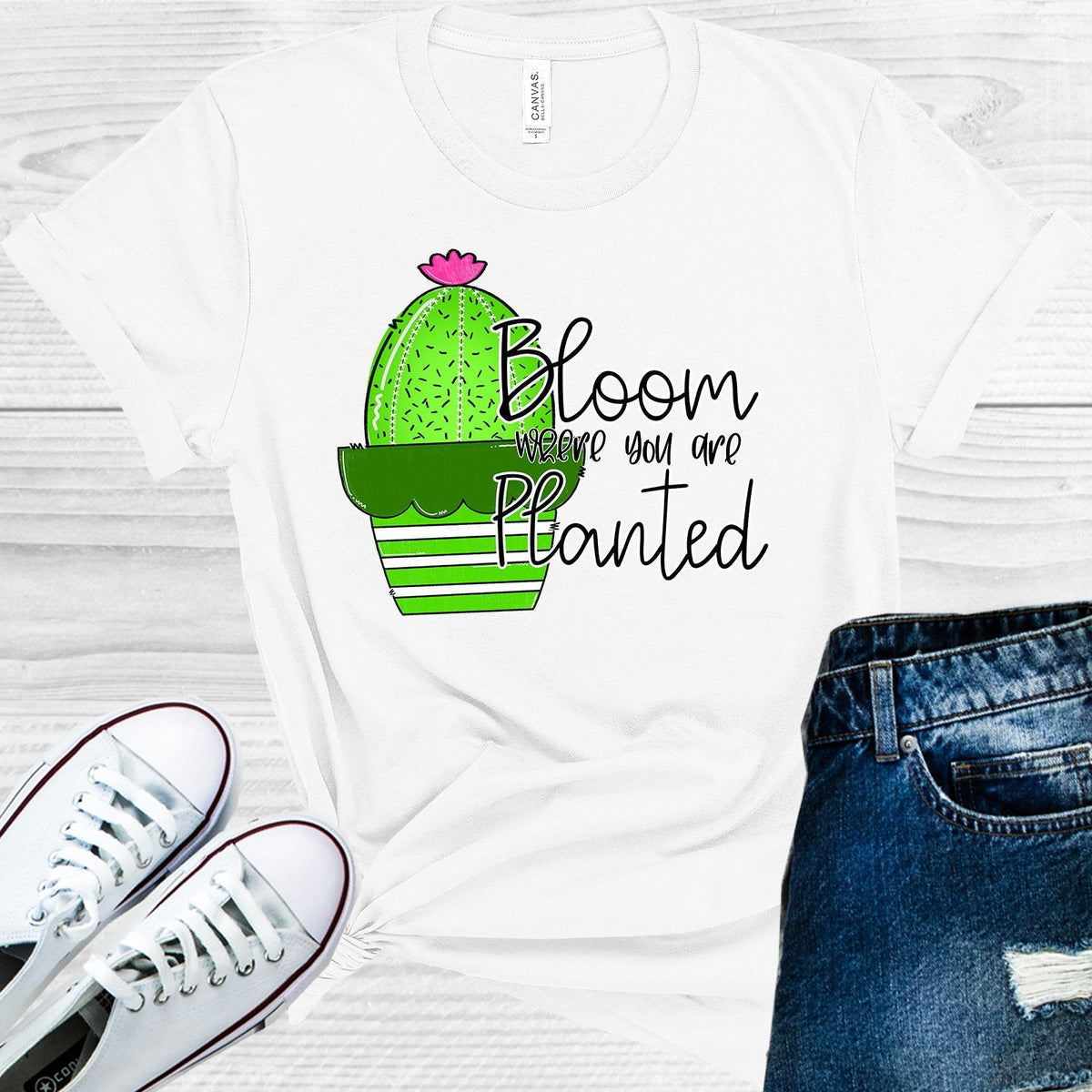 Bloom Where You are Planted Graphic Tee product image 1