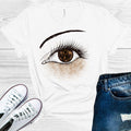 Brown Ribbon Awareness Eye Graphic Tee product image 1