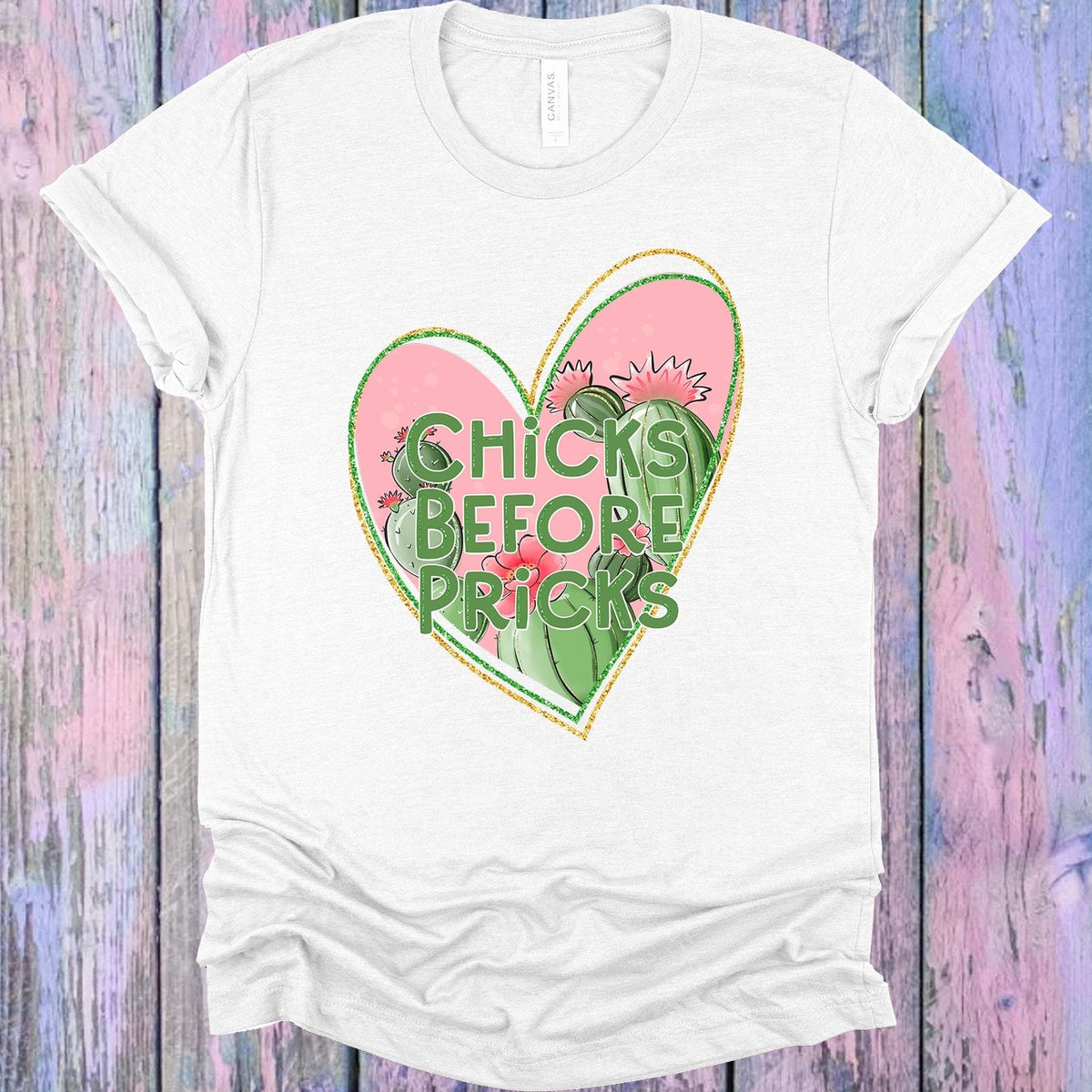 Chicks Before Pricks Graphic Tee product image 1