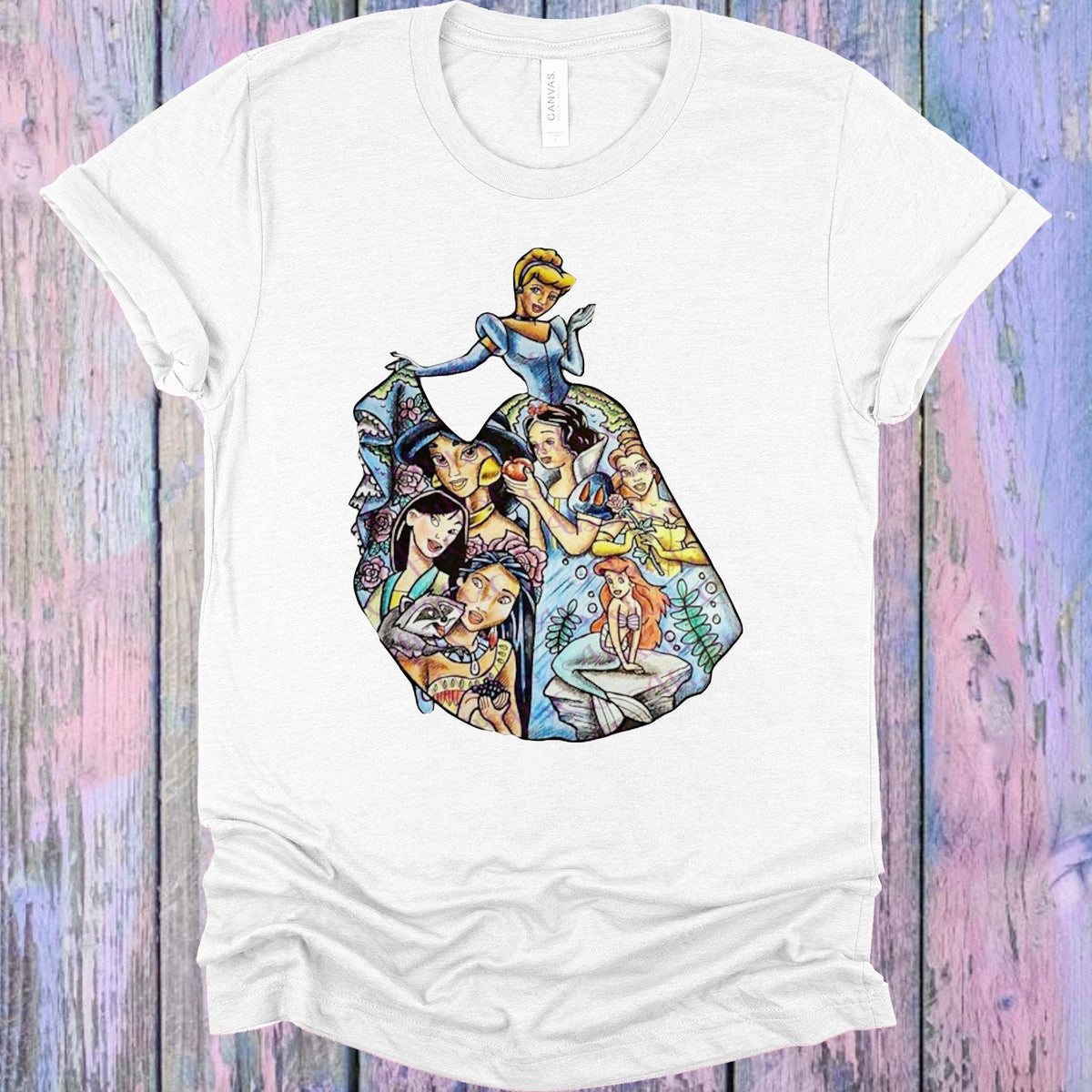 Cinderella Collage Graphic Tee product image 1