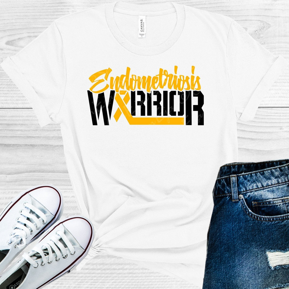 Endometriosis Warrior Graphic Tee product image 1
