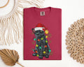 Christmas Lights Cat Graphic Tee product image 1