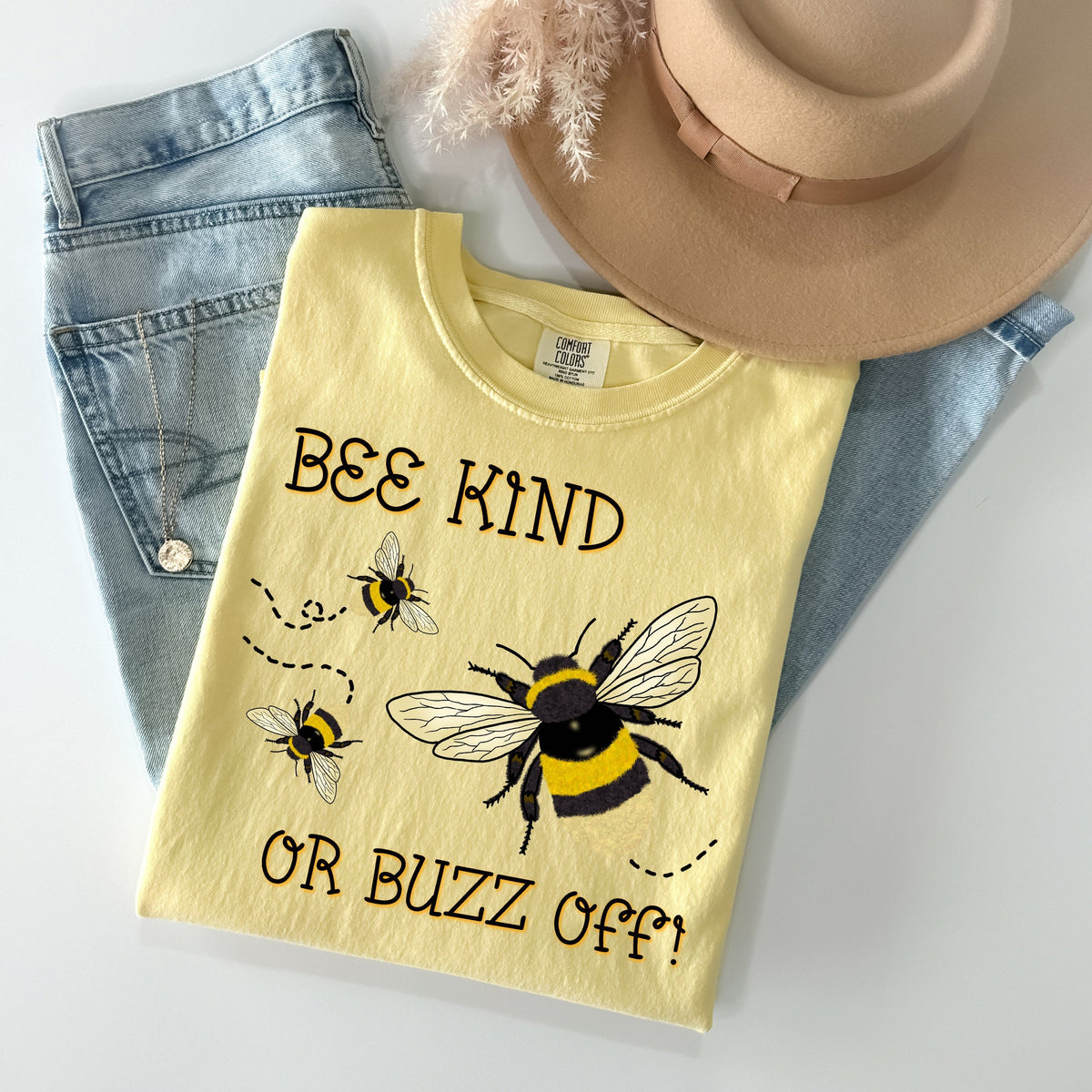 Bee Kind or Buzz Off Graphic Tee product image 1