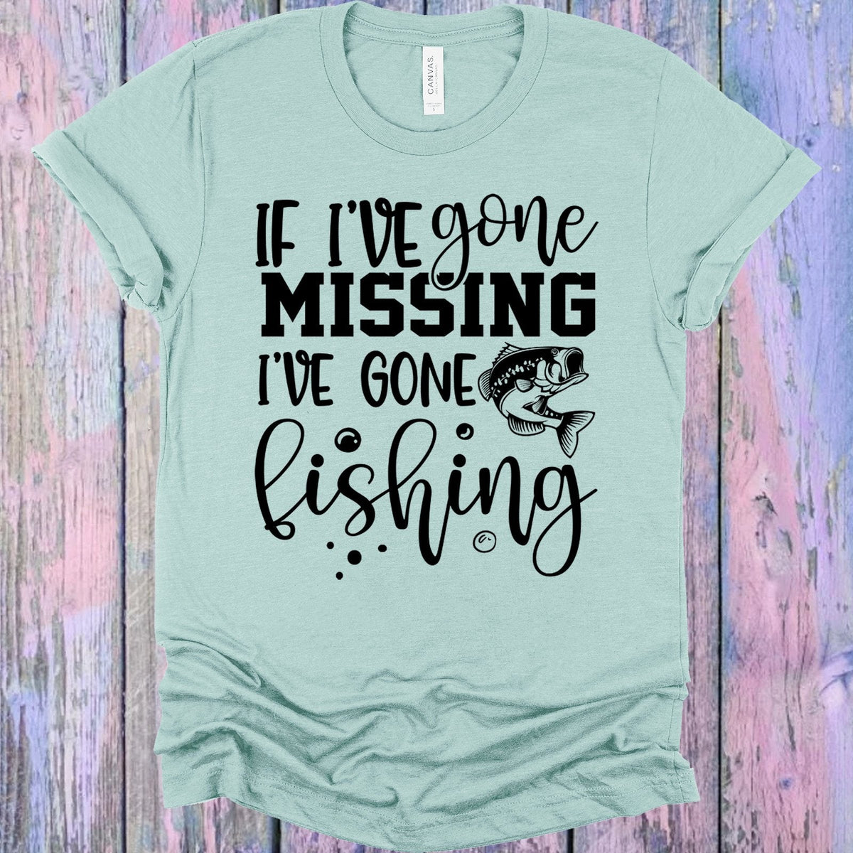 If I've Gone Missing Fishing Graphic Tee product image 1
