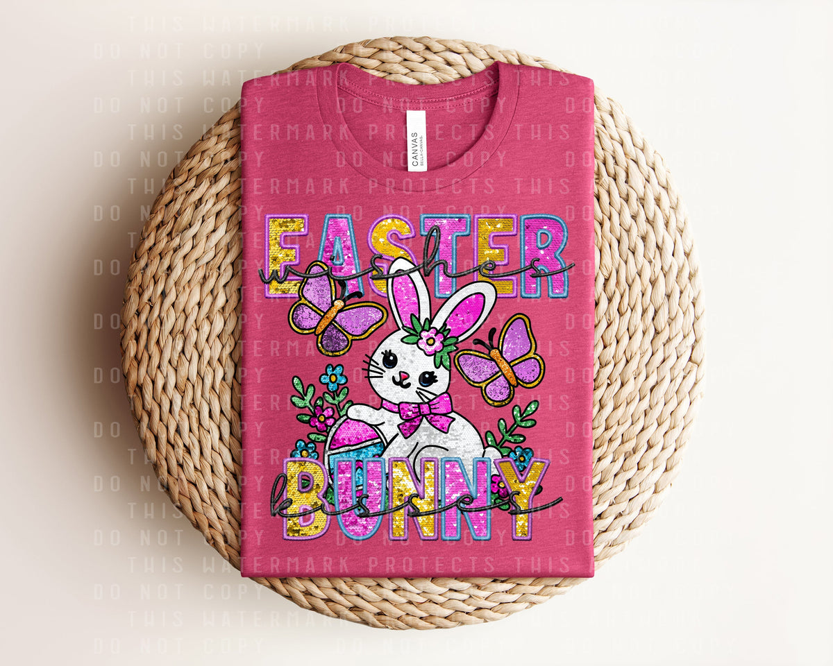 Easter Wishes Bunny Kisses Graphic Tee product image 1