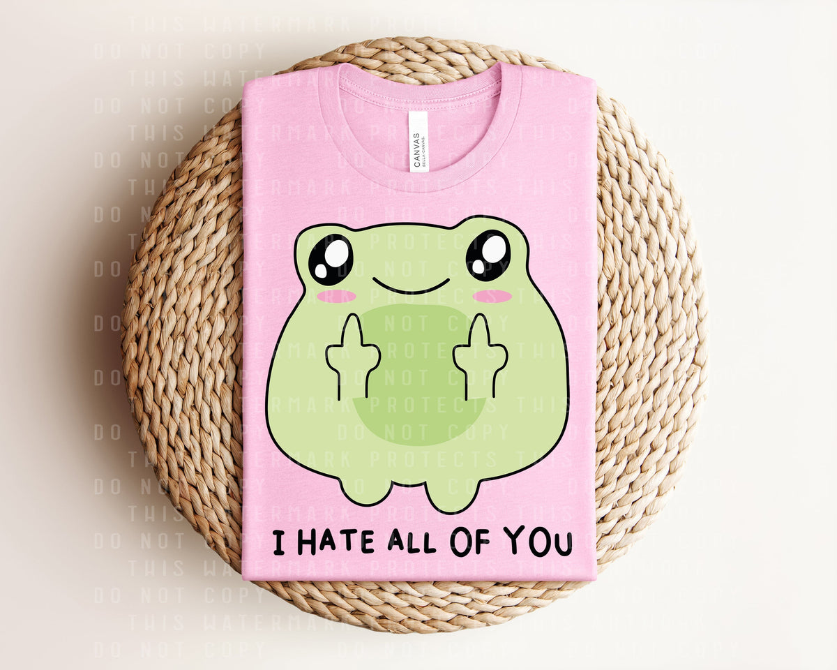 I Hate All of You Graphic Tee product image 1
