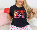 Wine is My Valentine Graphic Tee product image 1