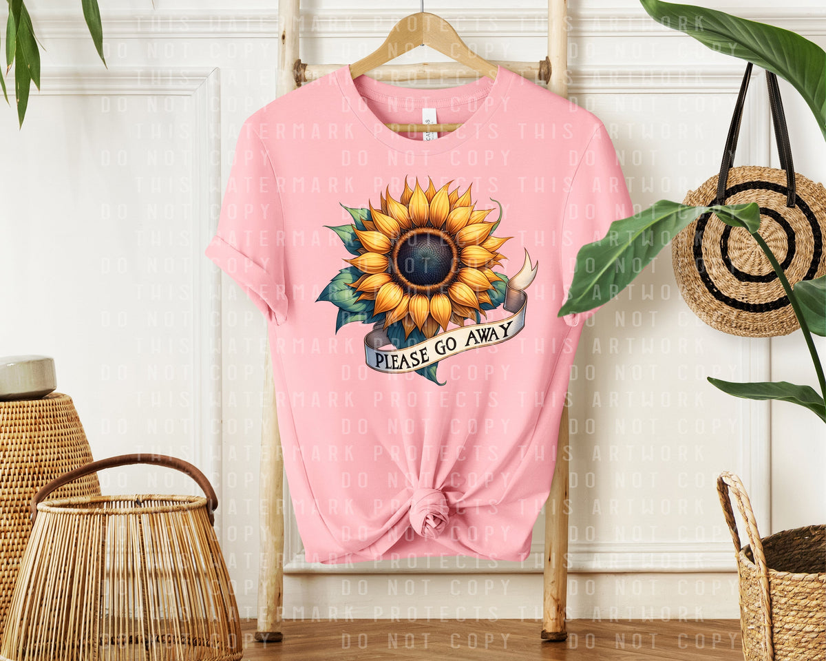 Please Go Away Graphic Tee product image 1