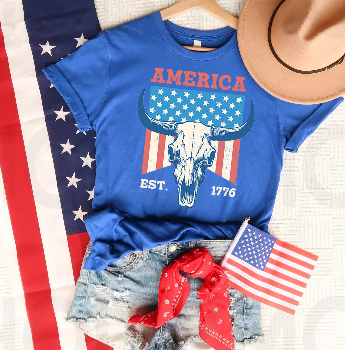 America Est 1776 Graphic Tee product image 1