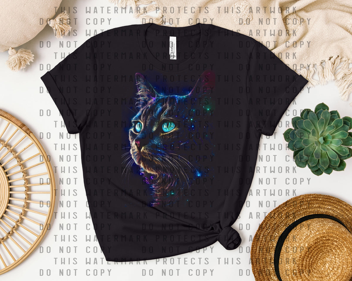 Dark World Cat Graphic Tee product image 1