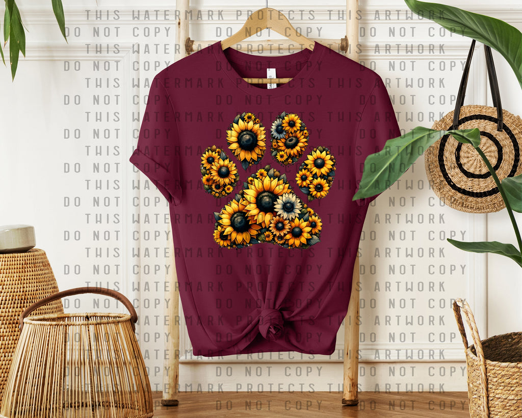 Sunflower Paw Graphic Tee product image 2