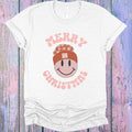 Merry Christmas Happy Face Graphic Tee product image 1