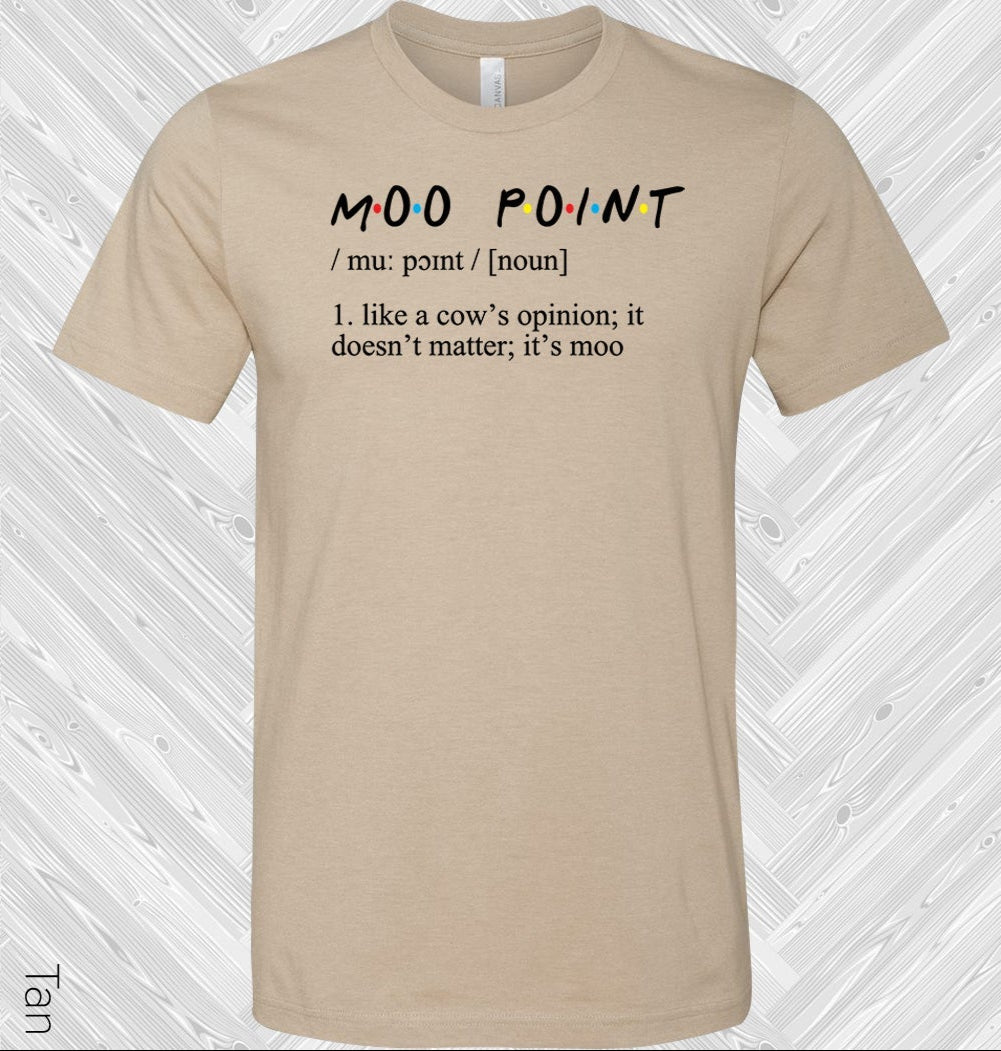 Friends: Moo Point Definition Graphic Tee product image 1