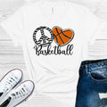 Peace Love Basketball Graphic Tee product image 1