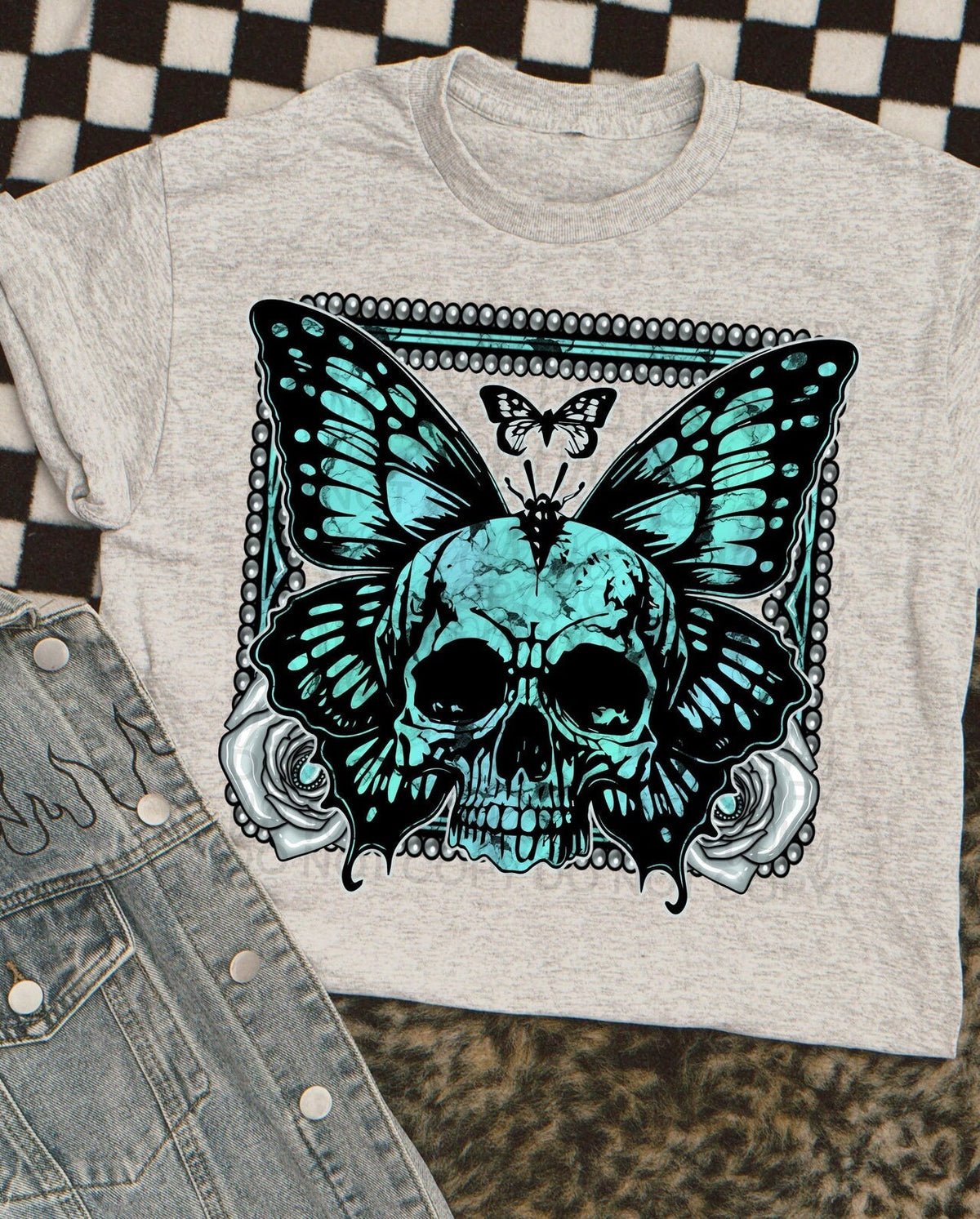 Butterfly Skull Graphic Tee product image 1