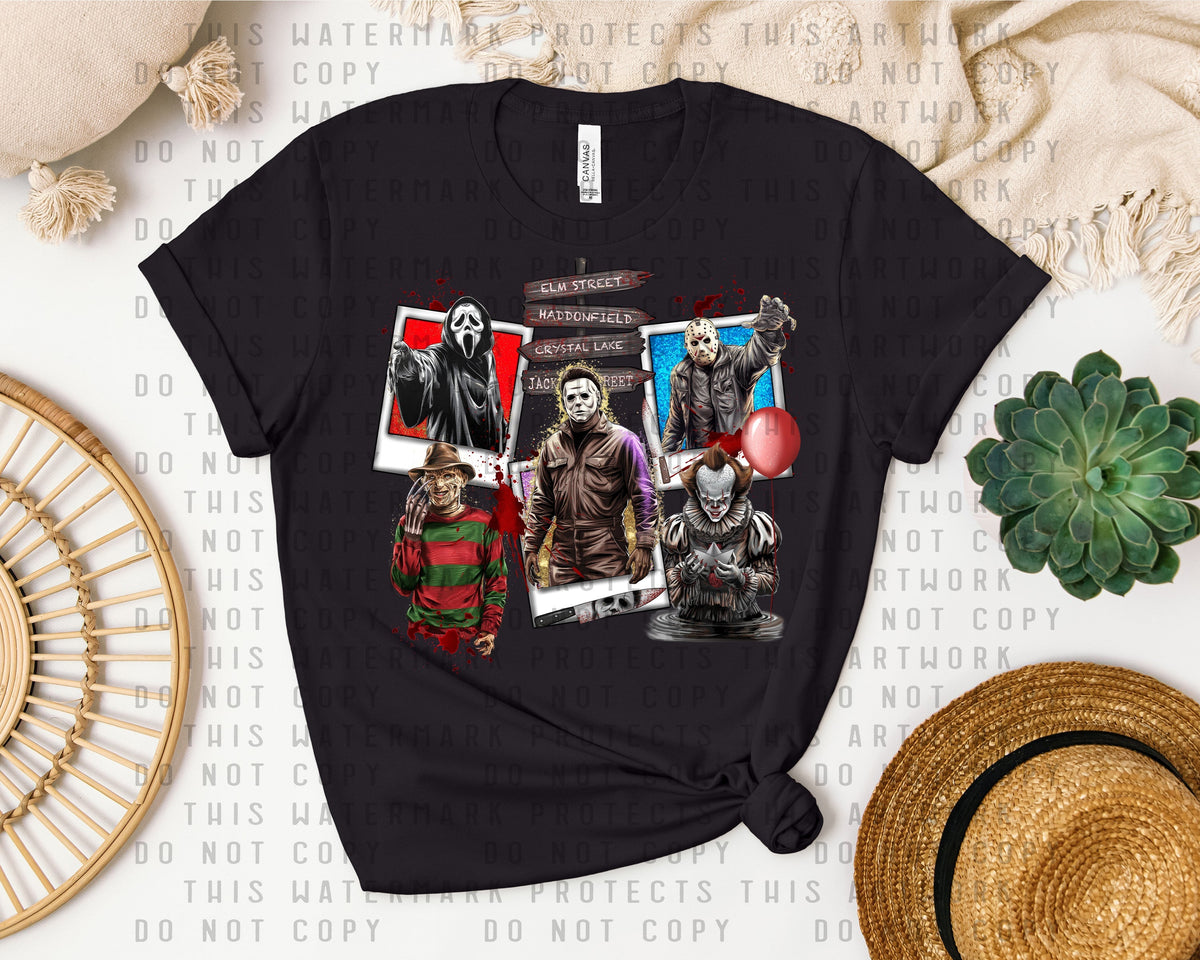 Horror Villains Graphic Tee product image 1