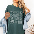 Speech Doodle Icons Graphic Tee product image 1