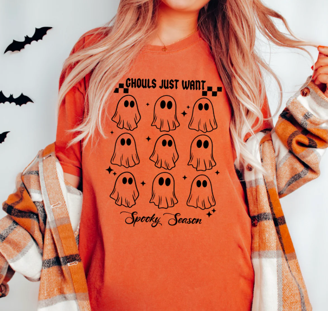 Ghouls Just Want Spooky Season Graphic Tee product image 1