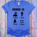Skiing is Graphic Tee product image 1