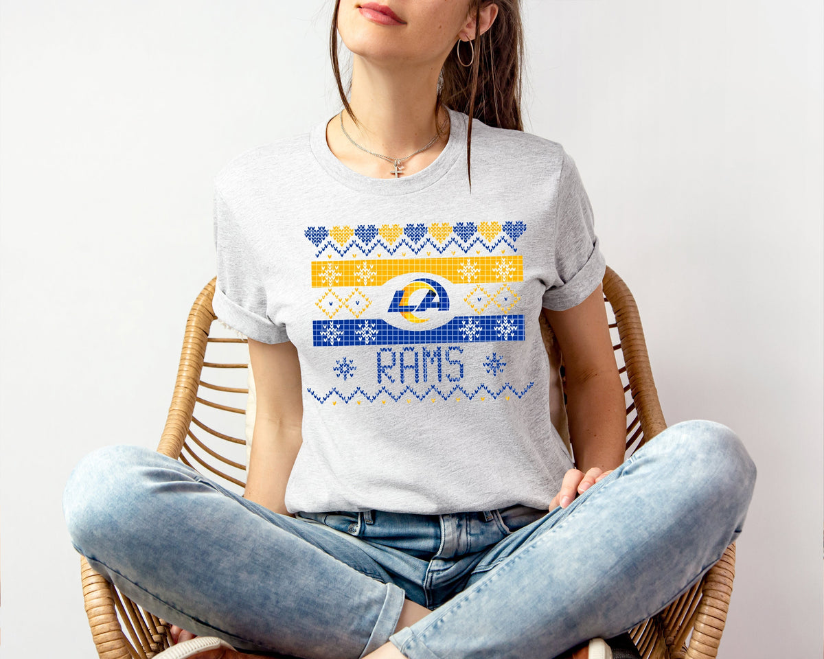 Rams Ugly Sweater Graphic Tee product image 1