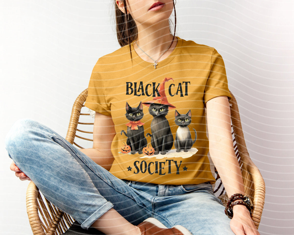 Black Cat Society Graphic Tee product image 1