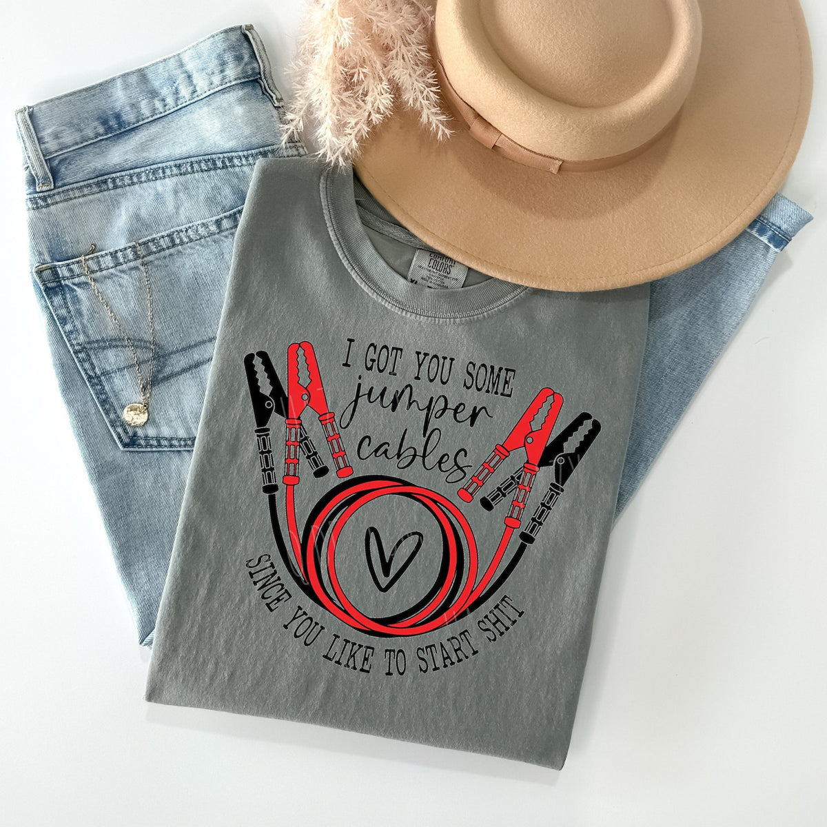 I Got You Some Jumper Cables Graphic Tee product image 1