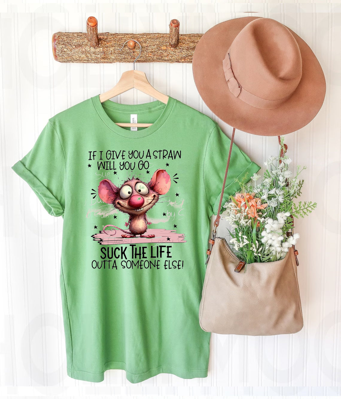 If I Give You a Straw Graphic Tee product image 1