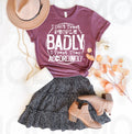 I Don't Treat People Badly Graphic Tee product image 1