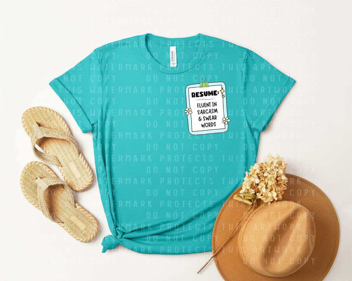 Resume Graphic Tee product image 1