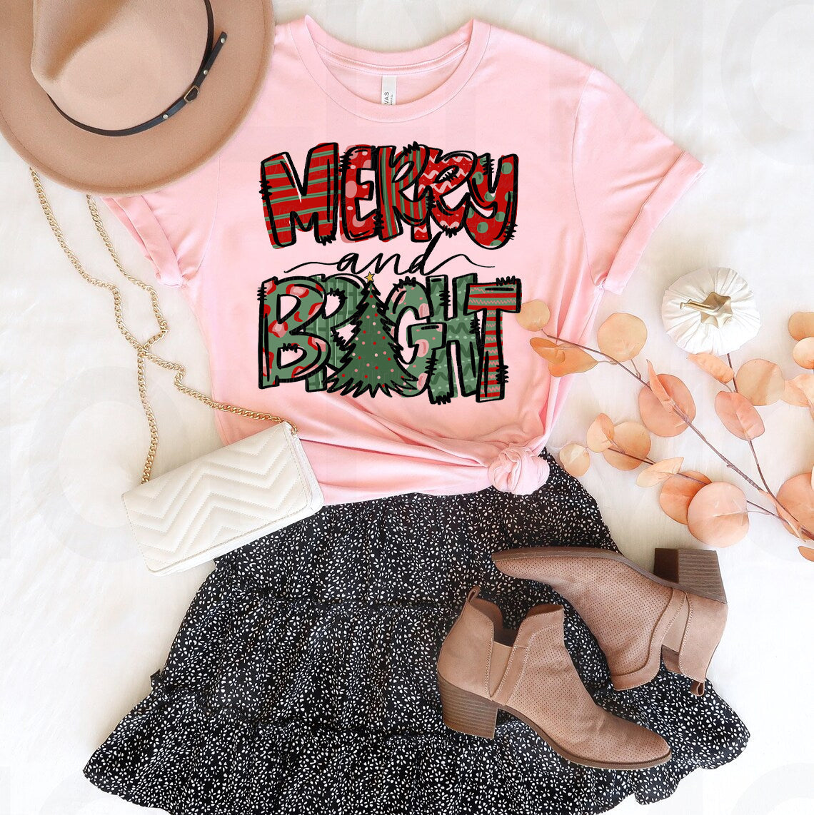 Merry and Bright Graphic Tee product image 1