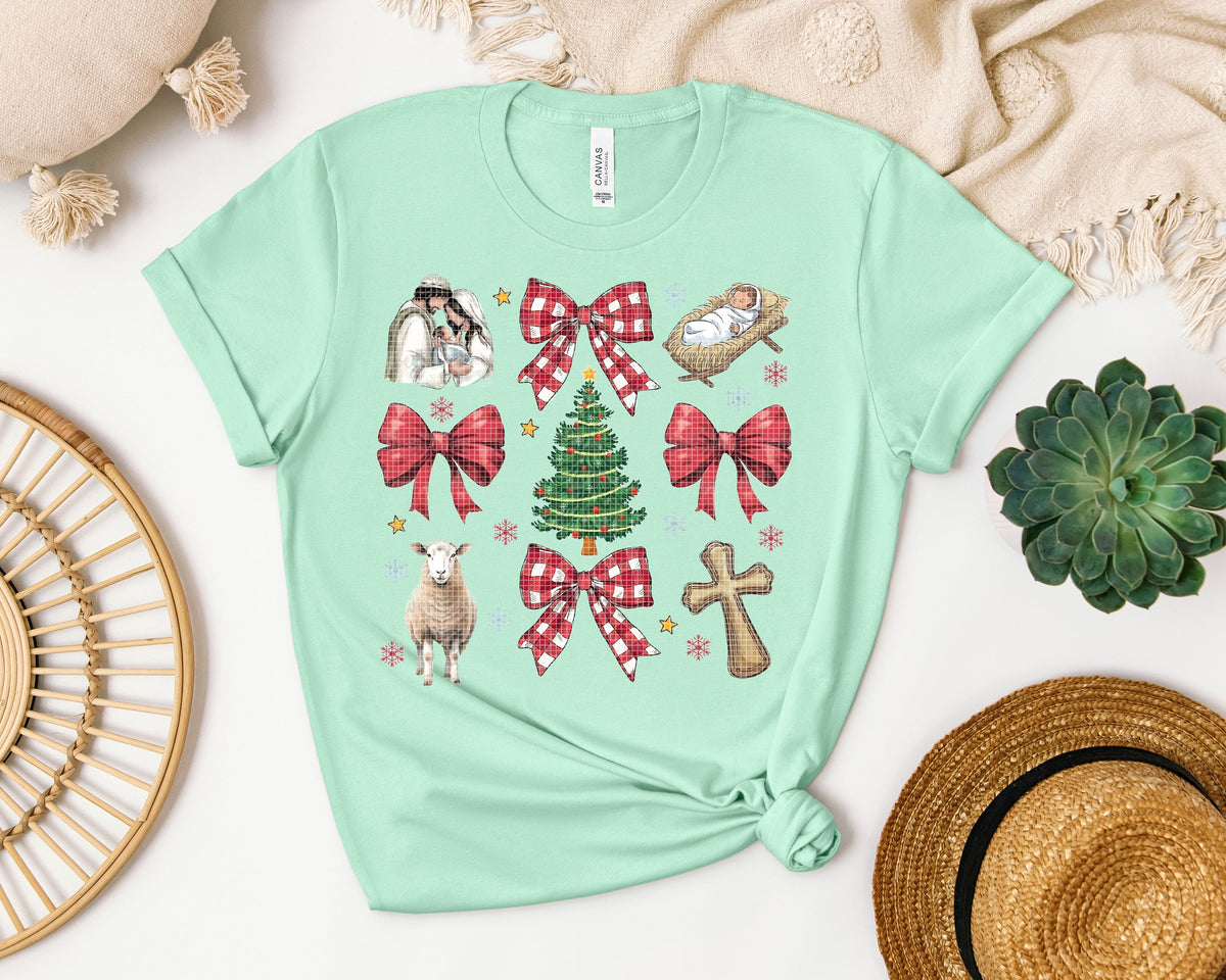 Nativity Coquette Graphic Tee product image 1