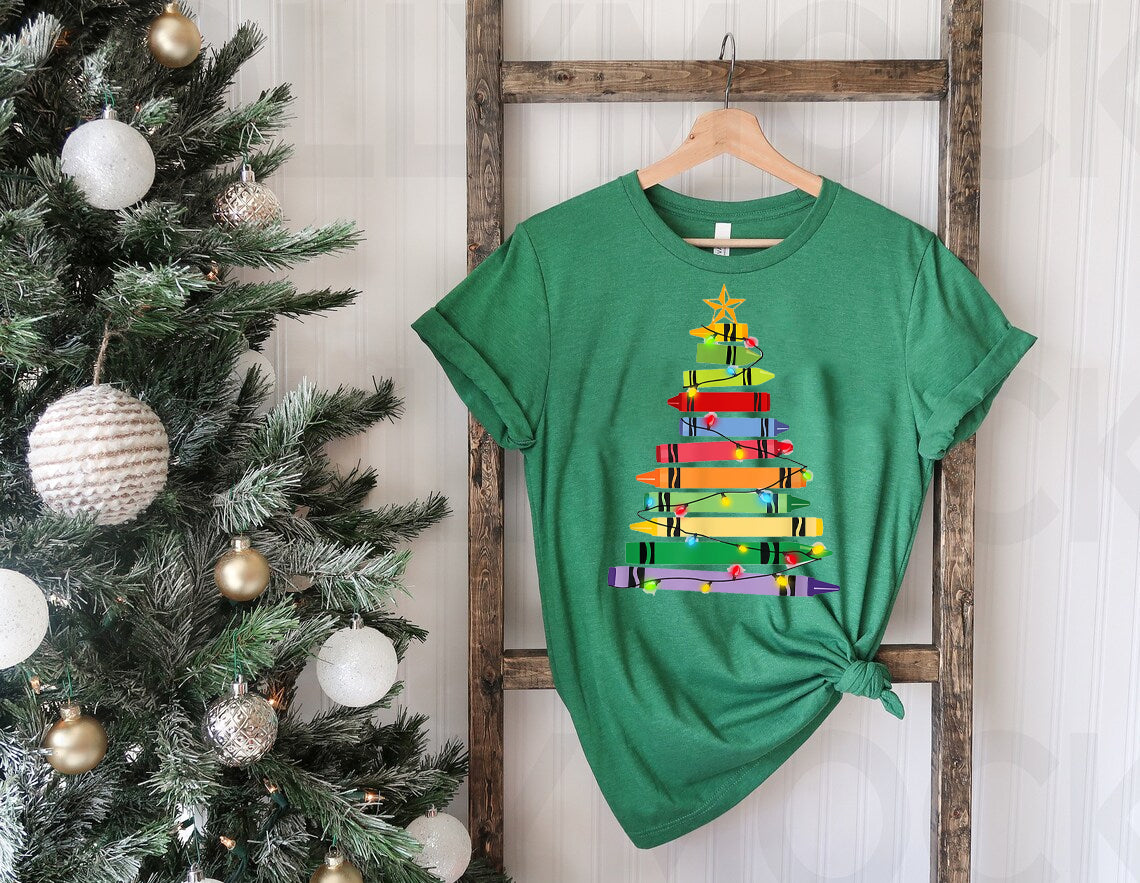 Crayon Tree Graphic Tee product image 1