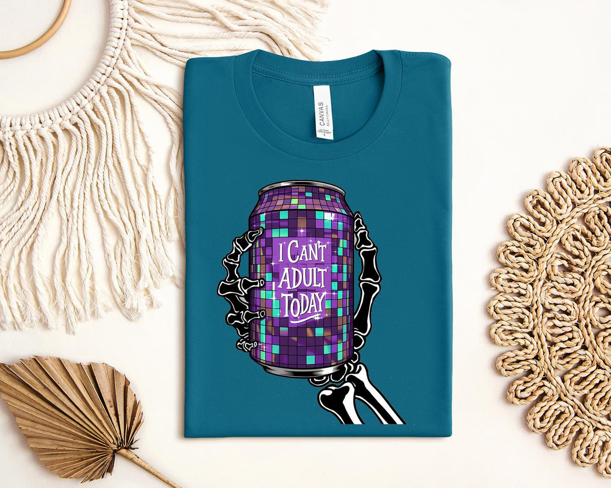 I Can't Adult Today Graphic Tee product image 1