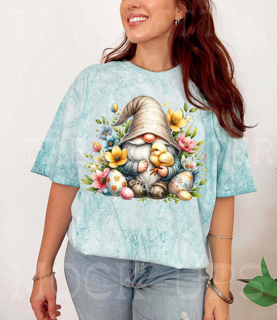 Easter Gnome Graphic Tee product image 1