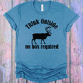 Think Outside No Box Required Graphic Tee product image 1