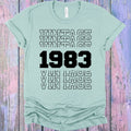 Vintage Customized Year Graphic Tee product image 1