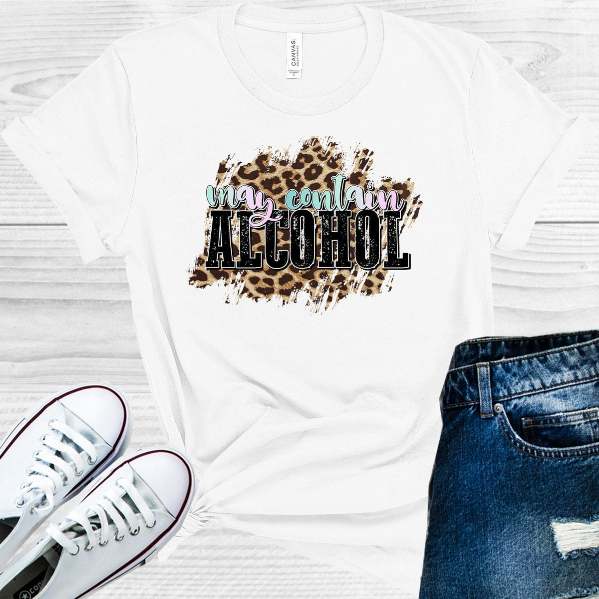 May Contain Alcohol Graphic Tee product image 1