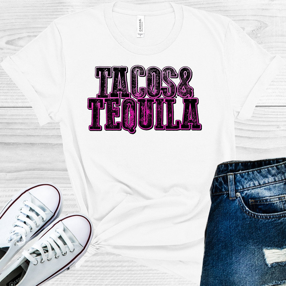 Tacos & Tequila Graphic Tee product image 1