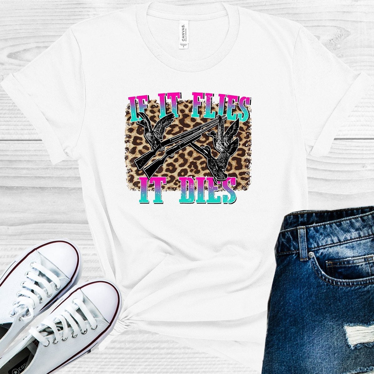 If It Flies It Dies Graphic Tee product image 1
