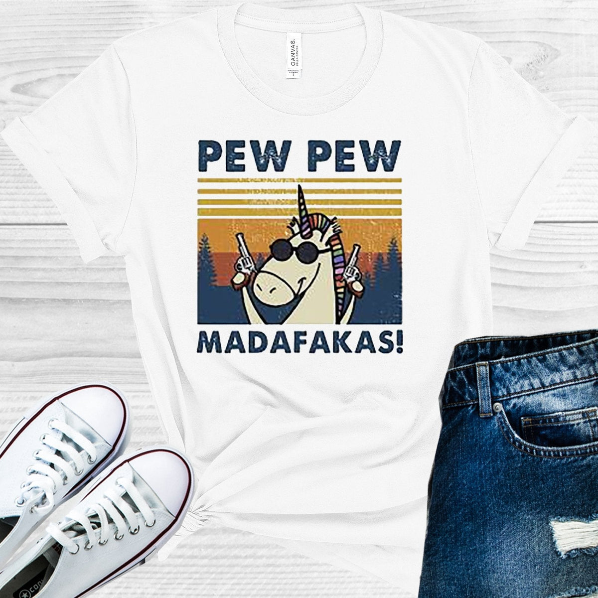 Pew Madafakas Graphic Tee product image 1